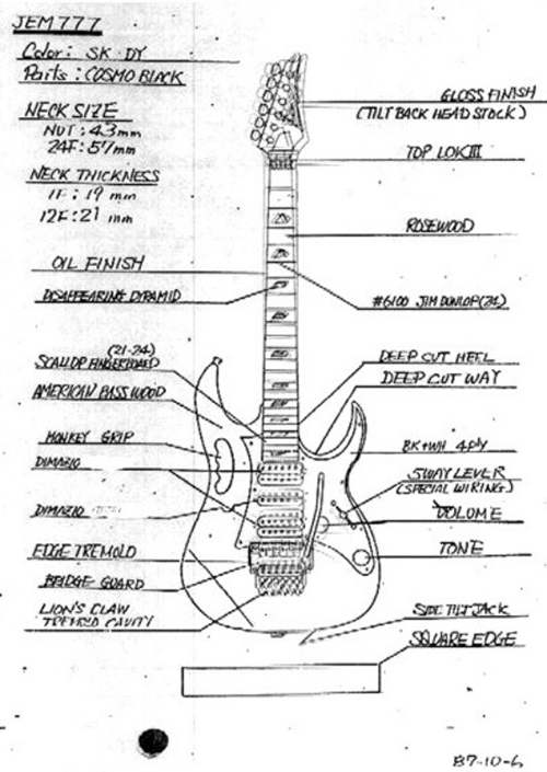 October 6, 1987 · Feature specification sketch